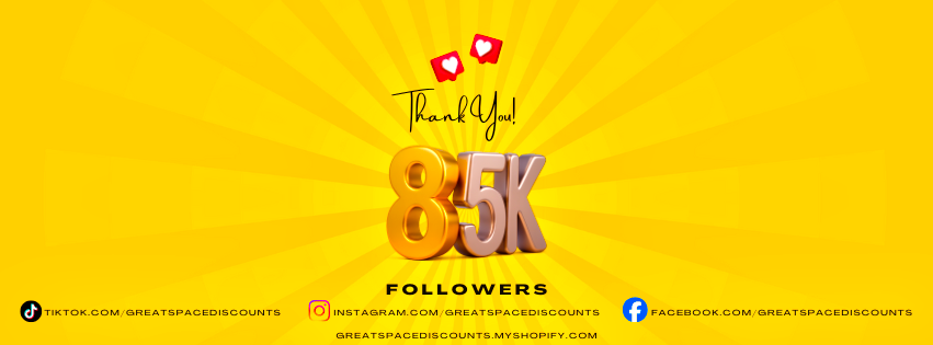 Grand Opening Launch: GreatSpace Discounts Celebrates 8.5K Followers