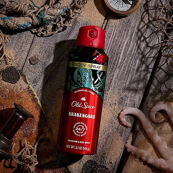 Old Spice KrakenGard Aluminum Free Body Spray