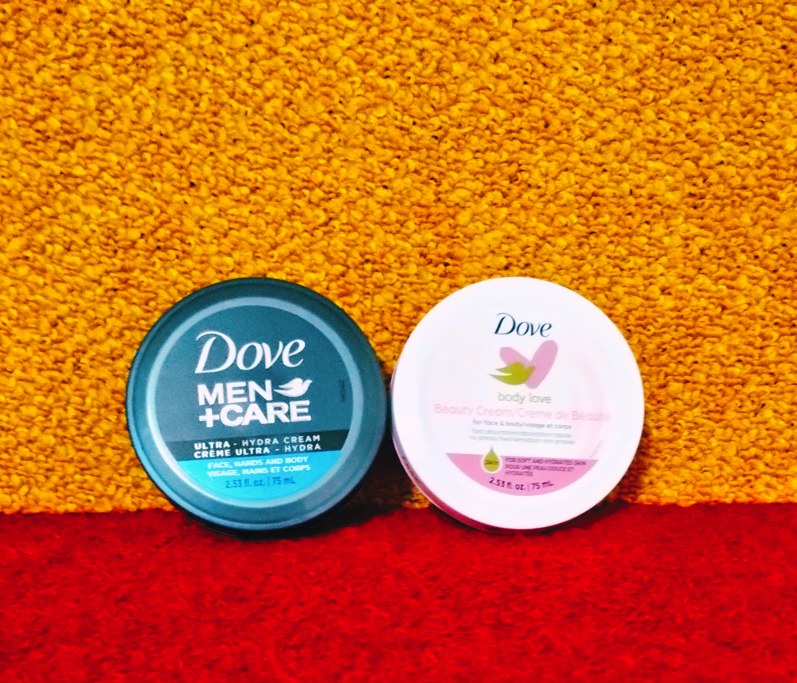 Dove Men+Care Ultra Hydra Cream & Body Love Beauty Creme Duo 75 ml Each (2 Pack)