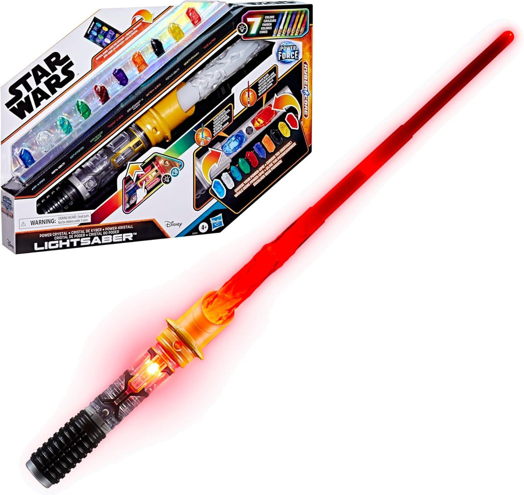 Star Wars Power Crystal Lightsaber 7 Colors with Ignite Blade