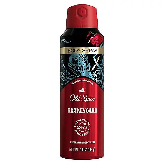 Old Spice KrakenGard Aluminum Free Body Spray