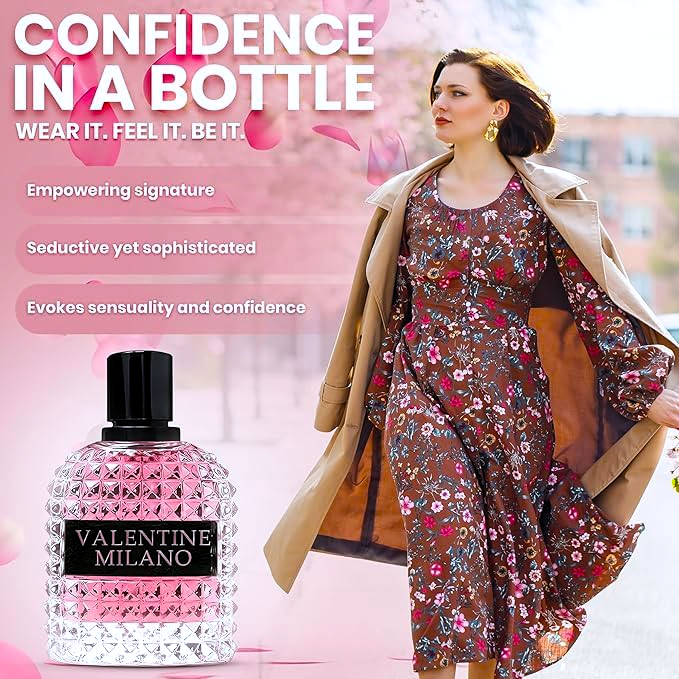 AFLUXE Valentine Milano Women Perfume 3.4 oz Romantic Floral EDP
