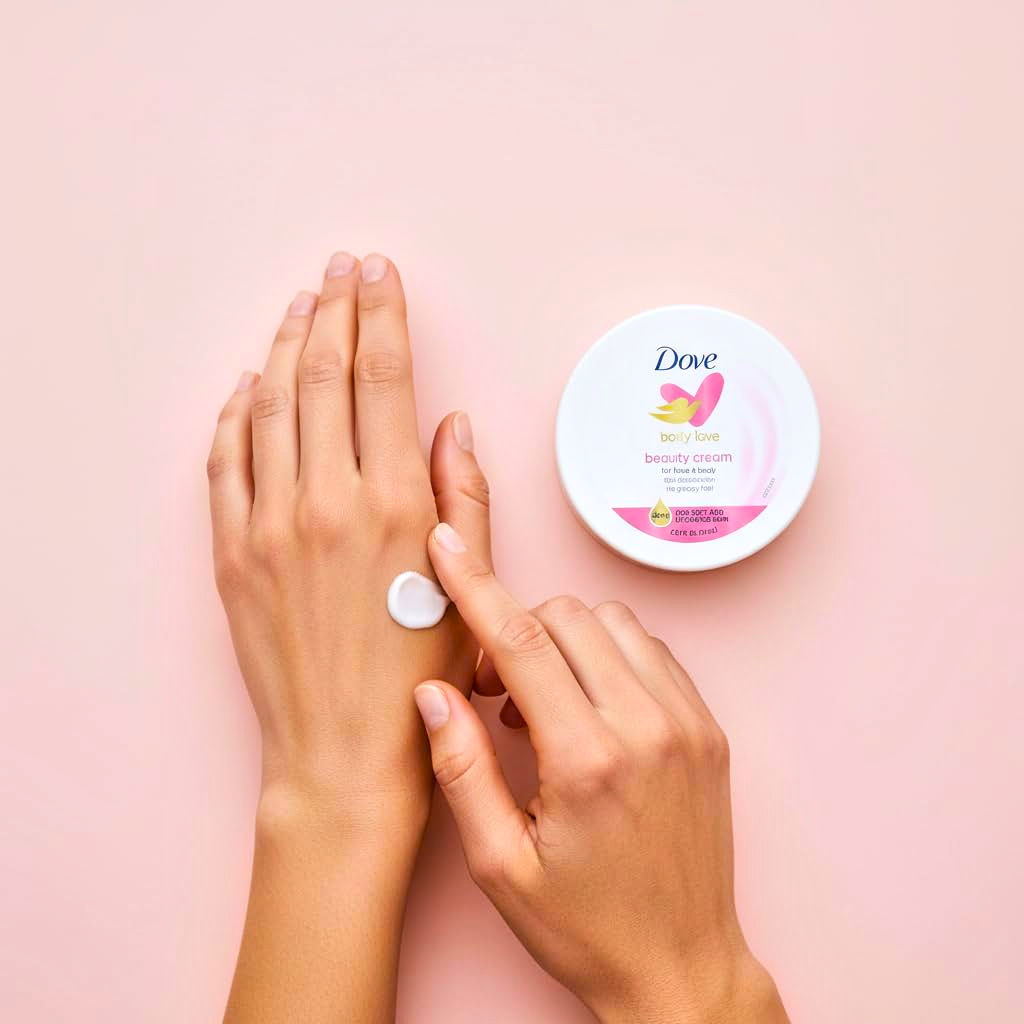 Dove Body Love Beauty Cream for Face & Body – 2.53 fl oz (1 Pack)