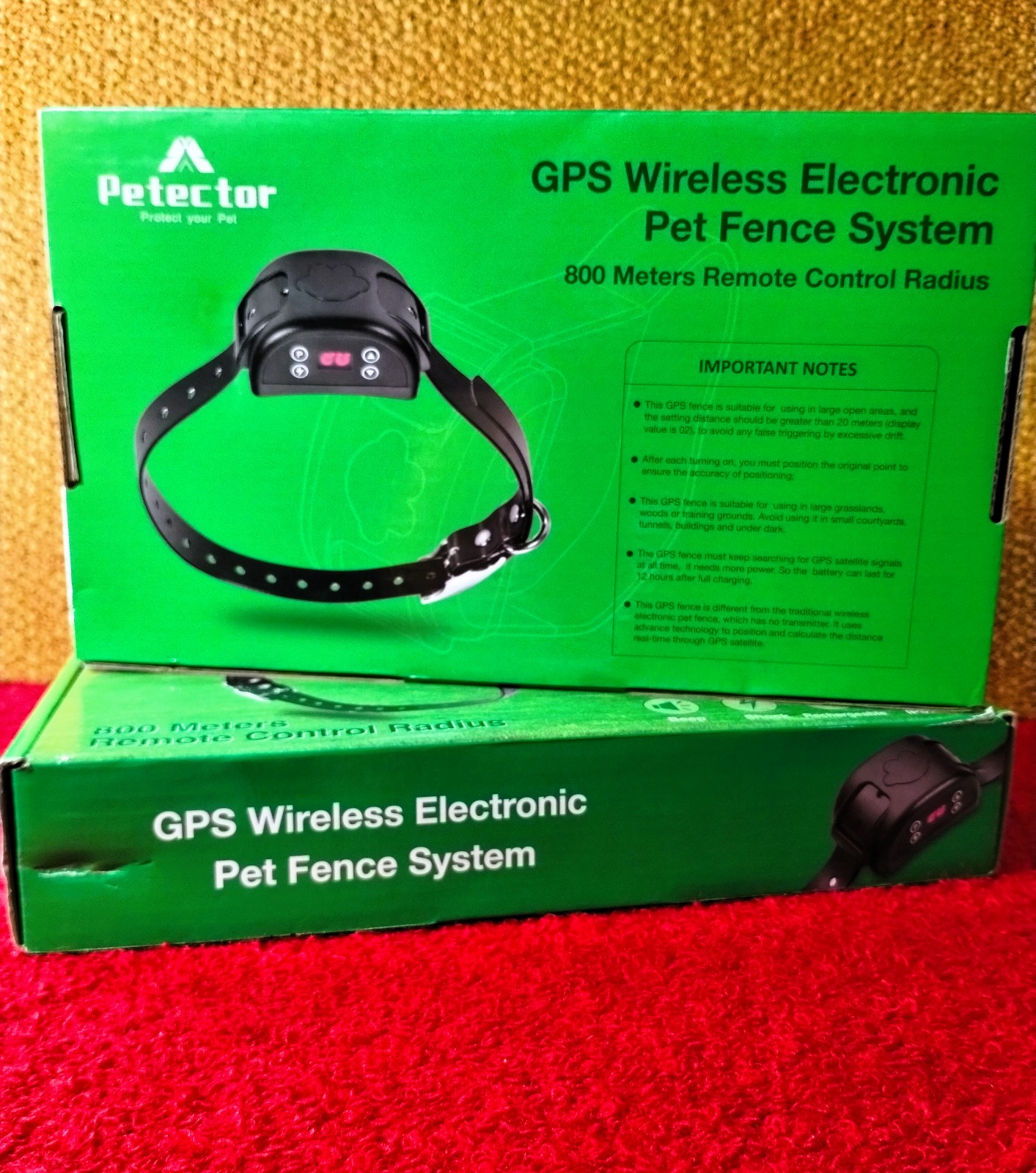 Petector GPS Wireless Electronic Pet Fence System