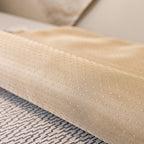 Non-Slip Couch Cover with Gold Trim, Sofa Slipcover for Sectional & Loveseat