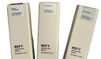 REFY Mini Lip Gloss Trio – Clear, Rosewood & Topaz Shades, Hydrating Non-Sticky Lip Gloss Set, 3 x 5 ml