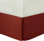 Madison Park Essentials Brystol 24 Piece Comforter Set King Red Faux Silk Jacquard Paisley All Season Bedding