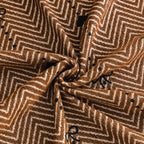 Chenille Couch Throw Cover Decorative Herringbone Sofa Blanket Protector for Couch