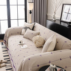 Chenille Couch Throw Cover Decorative Herringbone Sofa Blanket Protector for Couch