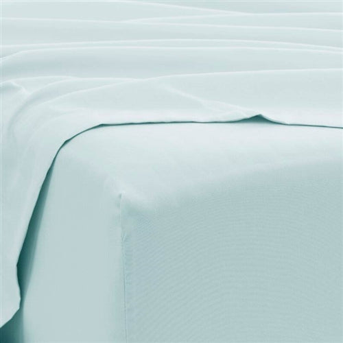Twin XL Aqua 4 Piece Wrinkle Resistant Microfiber Polyester Sheet Set - GreatSpace Discounts