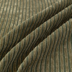 Textured Striped Cozy Couch Cover Throw Blanket with Pom Pom Trim for Sectional Sofa