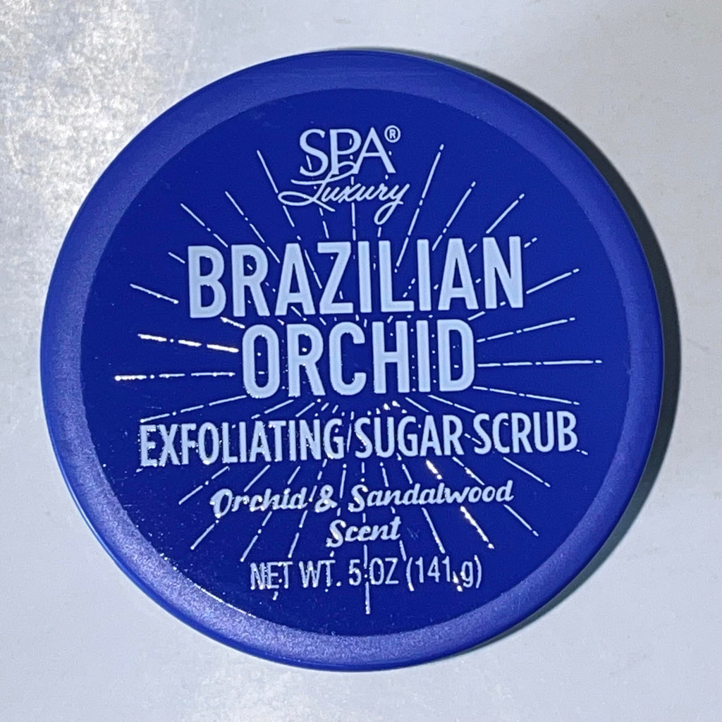 SPA Luxury Brazilian Orchid Exfoliating Sugar Scrub, 141g Each - Pack of 2