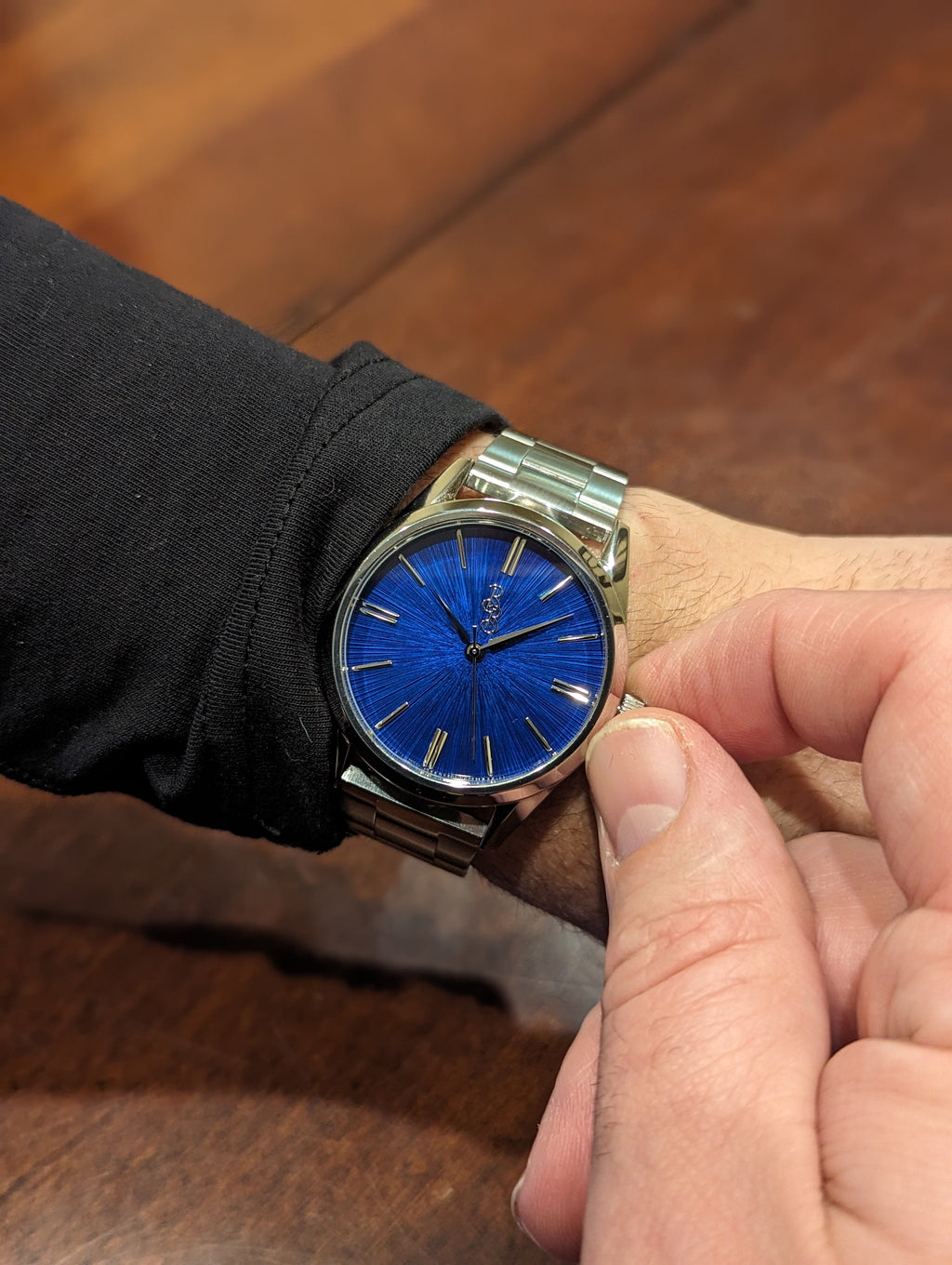 Blue Sunburst Watch - GreatSpace Discounts