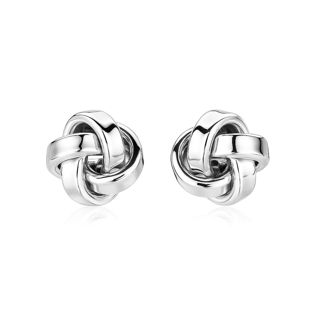 Sterling Silver Polished Love Knot Earrings(10mm) - GreatSpace Discounts