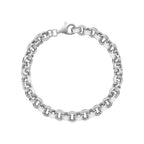 Sterling Silver Rolo Link Bracelet - GreatSpace Discounts