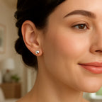 Sterling Silver Ball Stud Earrings (7.00 mm) - GreatSpace Discounts