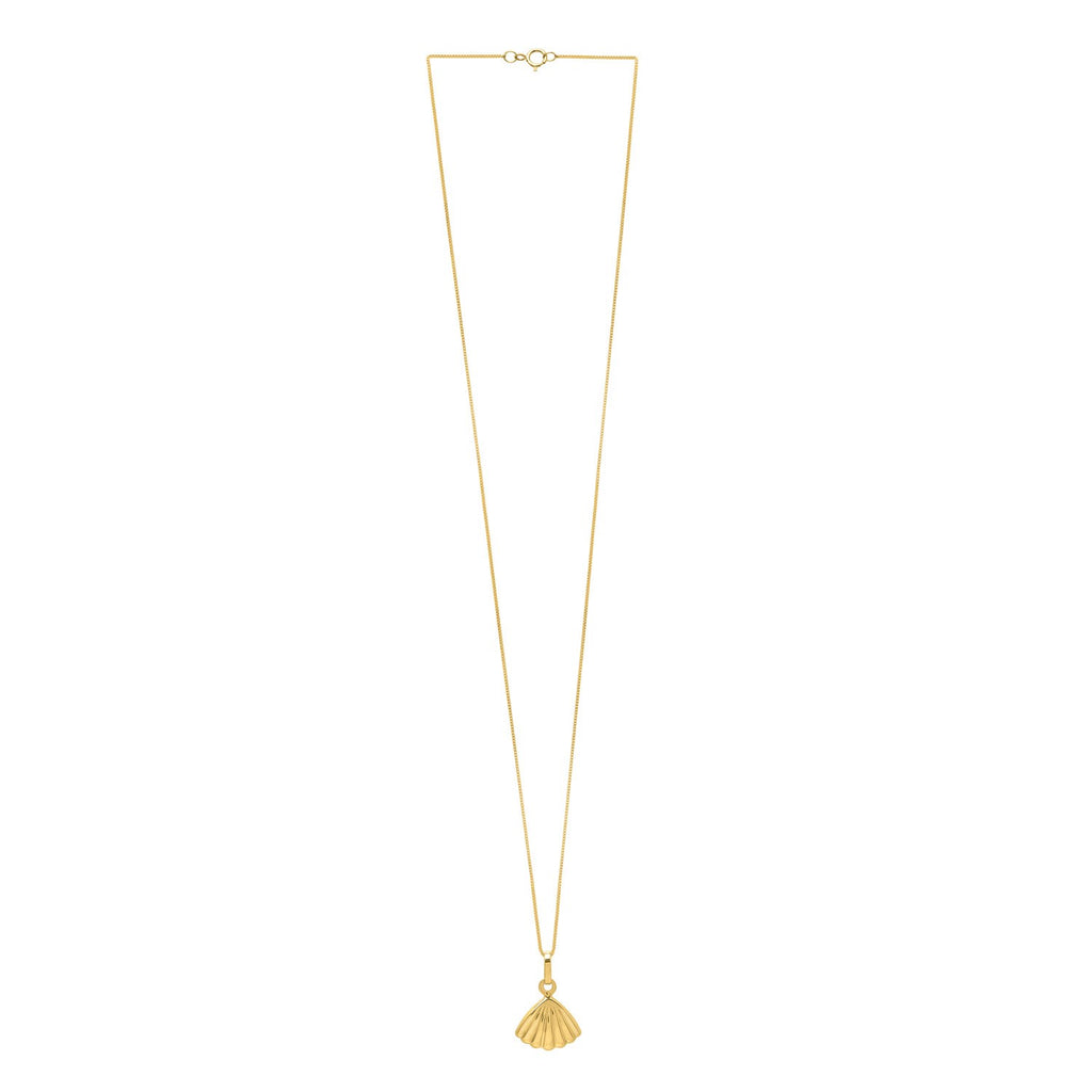 Sea Shell Necklace in 10K Yellow Gold - GreatSpace Discounts