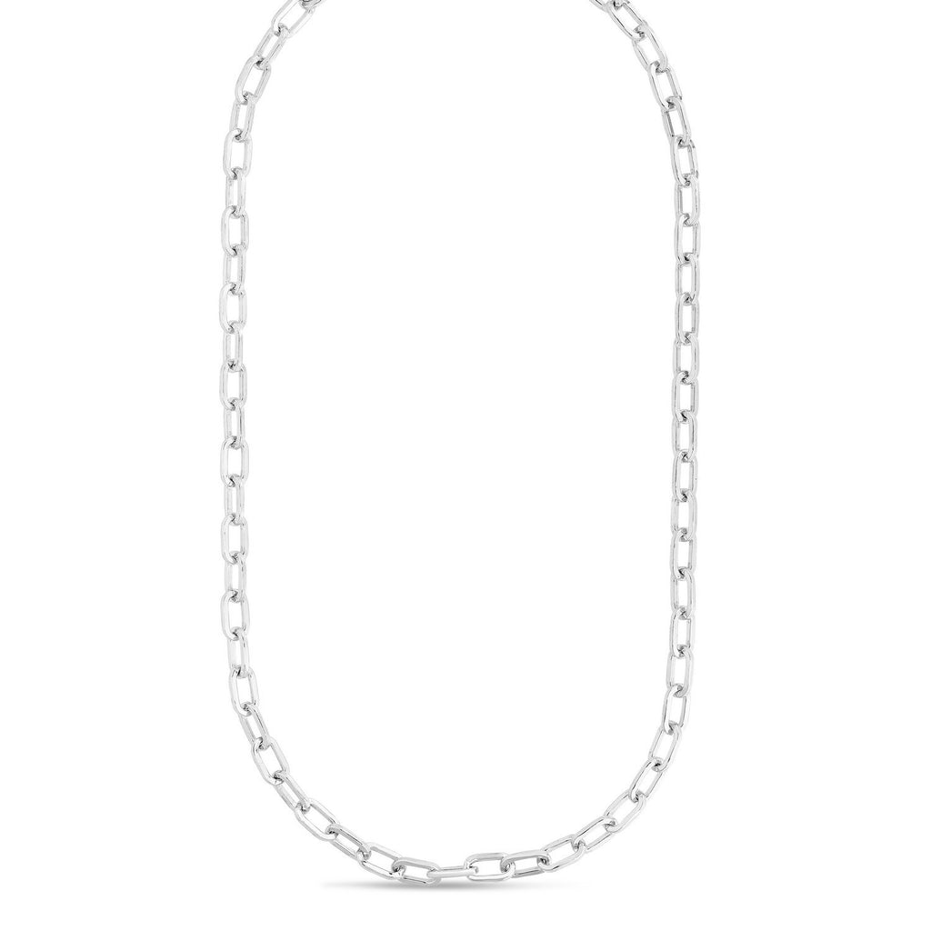Sterling Silver Squared Paperclip Chain (10.20 mm) - GreatSpace Discounts