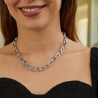 Sterling Silver Squared Paperclip Chain (10.20 mm) - GreatSpace Discounts