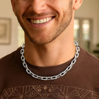 Sterling Silver Squared Paperclip Chain (10.20 mm) - GreatSpace Discounts