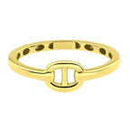 Mariner Link Style Ring in 14K Yellow Gold