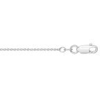 Sterling Silver Rhodium Plated Round Cable Chain (1.80 mm) - GreatSpace Discounts
