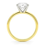 5 Carat Radiant Lab Grown IGI G/VS1 Diamond Solitaire Ring in 10K Yellow Gold - GreatSpace Discounts
