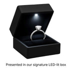 3 Carat Princess Lab Grown IGI G/VS1 Diamond Solitaire Ring in 10K White Gold - GreatSpace Discounts