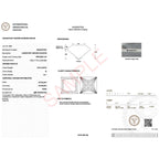 3 Carat Princess Lab Grown IGI G/VS1 Diamond Solitaire Ring in 10K White Gold - GreatSpace Discounts