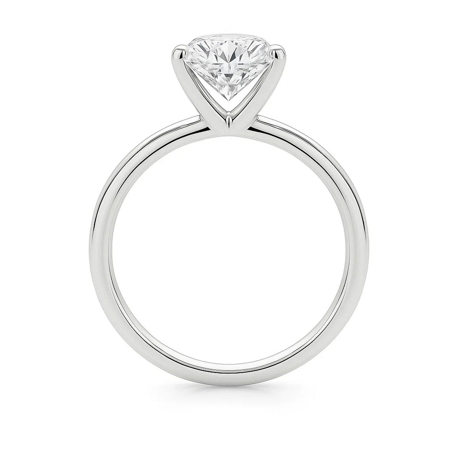 3 Carat Princess Lab Grown IGI G/VS1 Diamond Solitaire Ring in 10K White Gold - GreatSpace Discounts