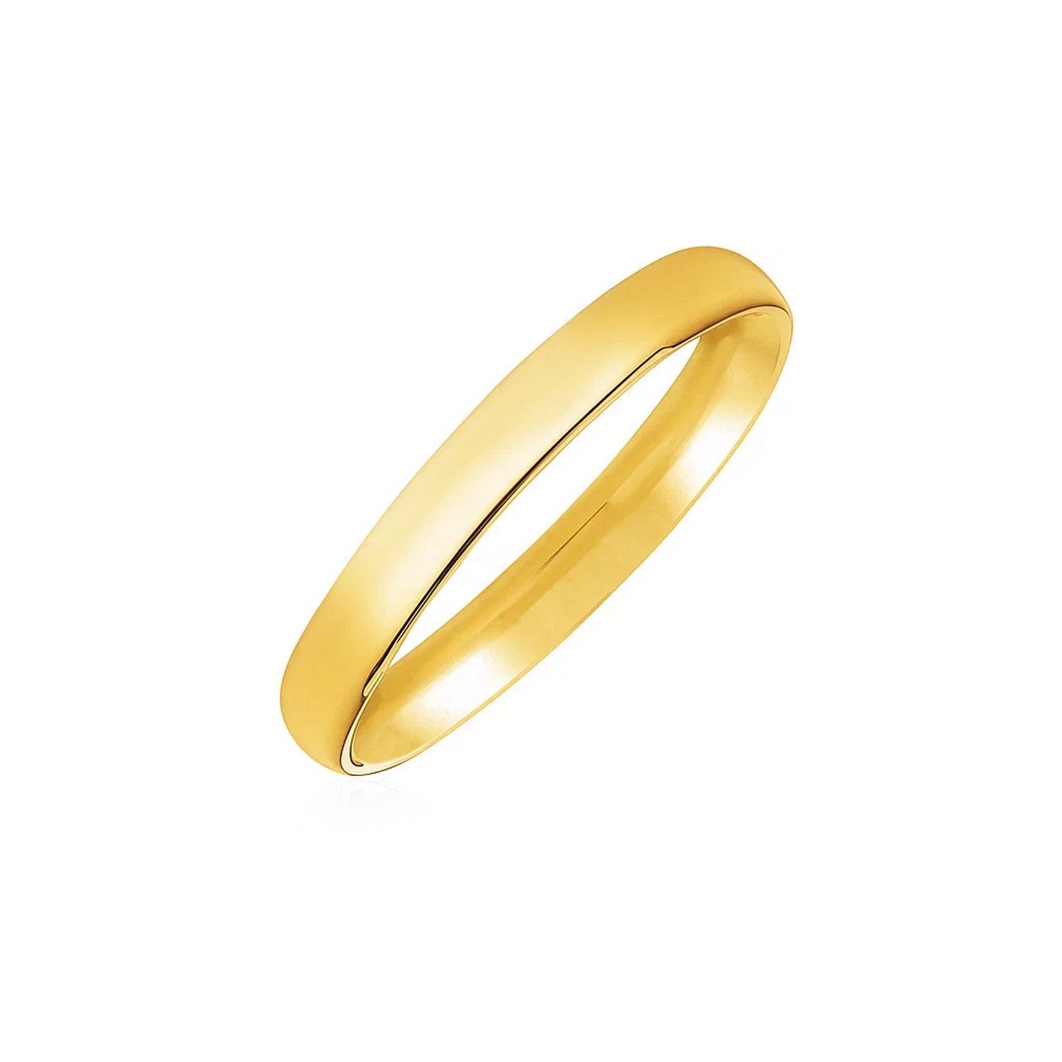 14k Yellow Gold Comfort Fit Wedding Band(3.00 mm) - GreatSpace Discounts