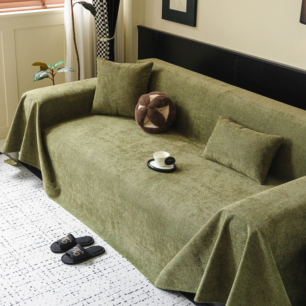 Waterproof Couch Throw Cover for Dogs, Non Slip Slipcover for Leather Fabric Sofa