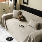 Waterproof Couch Throw Cover for Dogs, Non Slip Slipcover for Leather Fabric Sofa