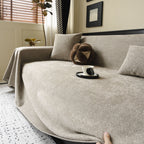 Waterproof Couch Throw Cover for Dogs, Non Slip Slipcover for Leather Fabric Sofa