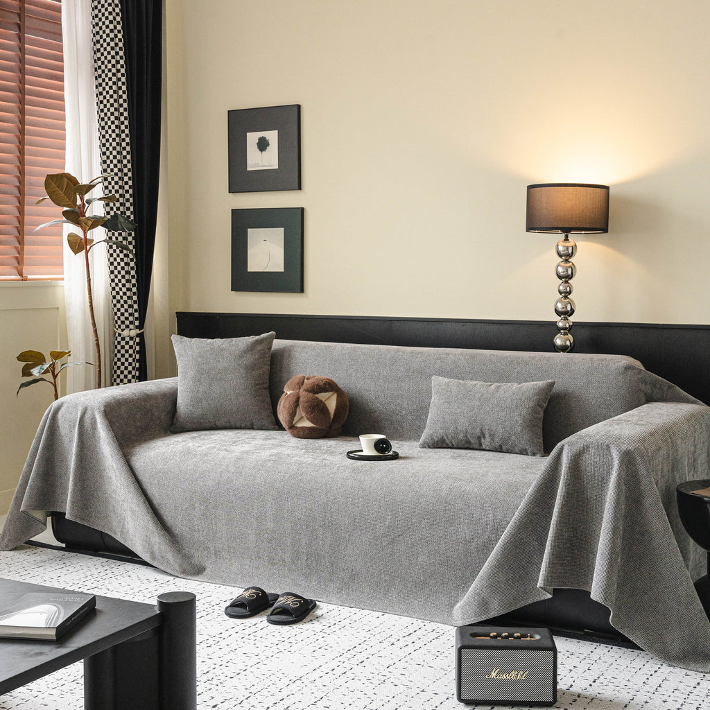 Waterproof Couch Throw Cover for Dogs, Non Slip Slipcover for Leather Fabric Sofa