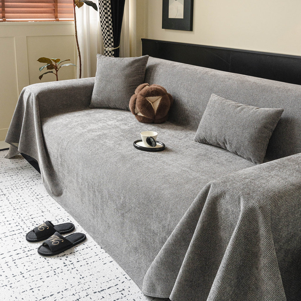 Waterproof Couch Throw Cover for Dogs, Non Slip Slipcover for Leather Fabric Sofa