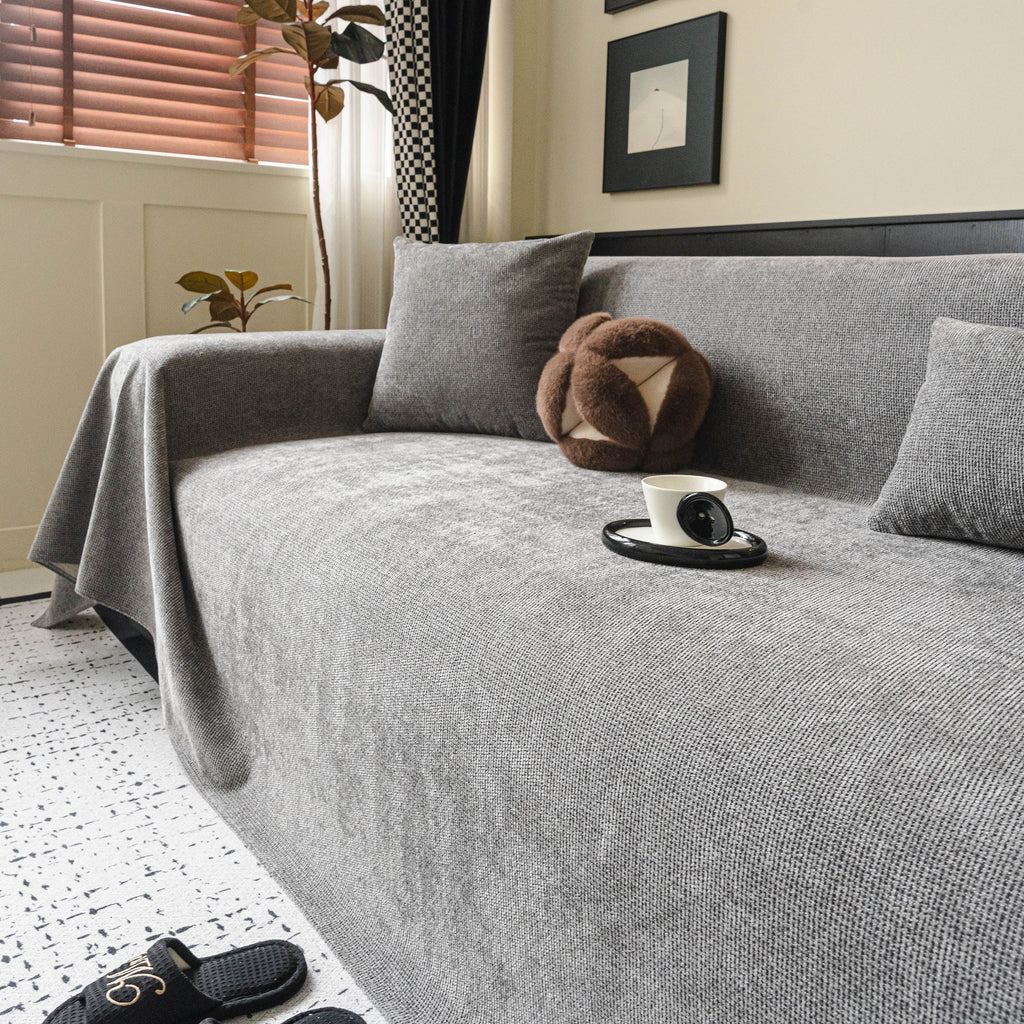 Waterproof Couch Throw Cover for Dogs, Non Slip Slipcover for Leather Fabric Sofa