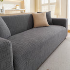 Embossed Lines Couch Covers Stretchable Non-Slip & Washable Sofa Slipcovers