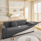 Embossed Lines Couch Covers Stretchable Non-Slip & Washable Sofa Slipcovers