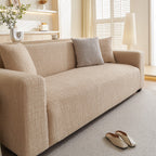 Embossed Lines Couch Covers Stretchable Non-Slip & Washable Sofa Slipcovers
