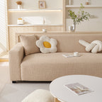 Embossed Lines Couch Covers Stretchable Non-Slip & Washable Sofa Slipcovers