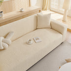 Embossed Lines Couch Covers Stretchable Non-Slip & Washable Sofa Slipcovers