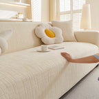 Embossed Lines Couch Covers Stretchable Non-Slip & Washable Sofa Slipcovers