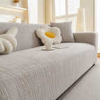 Embossed Lines Couch Covers Stretchable Non-Slip & Washable Sofa Slipcovers