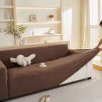 Embossed Lines Couch Covers Stretchable Non-Slip & Washable Sofa Slipcovers