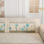 Sofa Cover for Couch, Non-Slip Sectional Couch Cover with Woven Tree Pattern