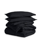 Luxuriously Soft Down Alternative Comforter Set – Full/Double, Black