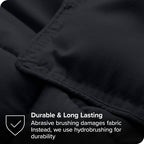 Luxuriously Soft Down Alternative Comforter Set – Full/Double, Black