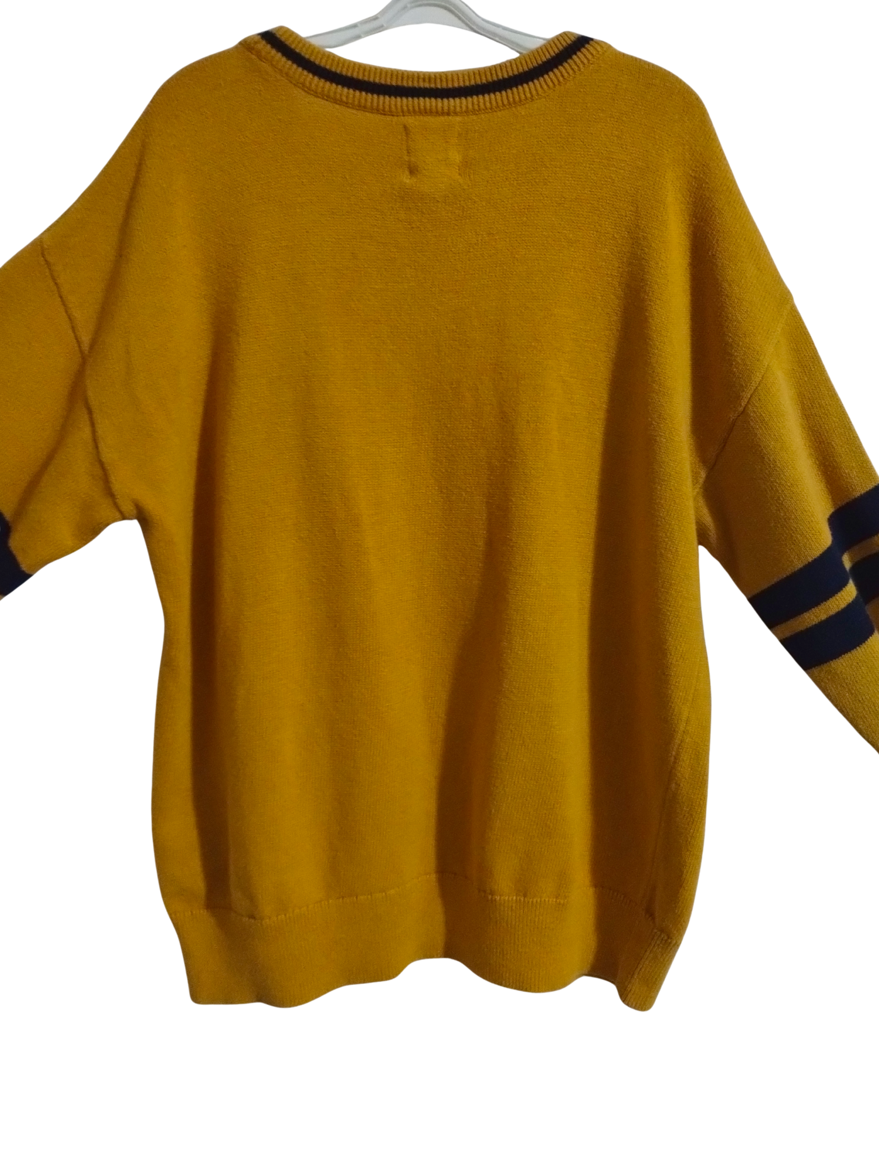 GAP Kids Logo Cotton Crewneck Sweater, Size 10 (L), Yellow