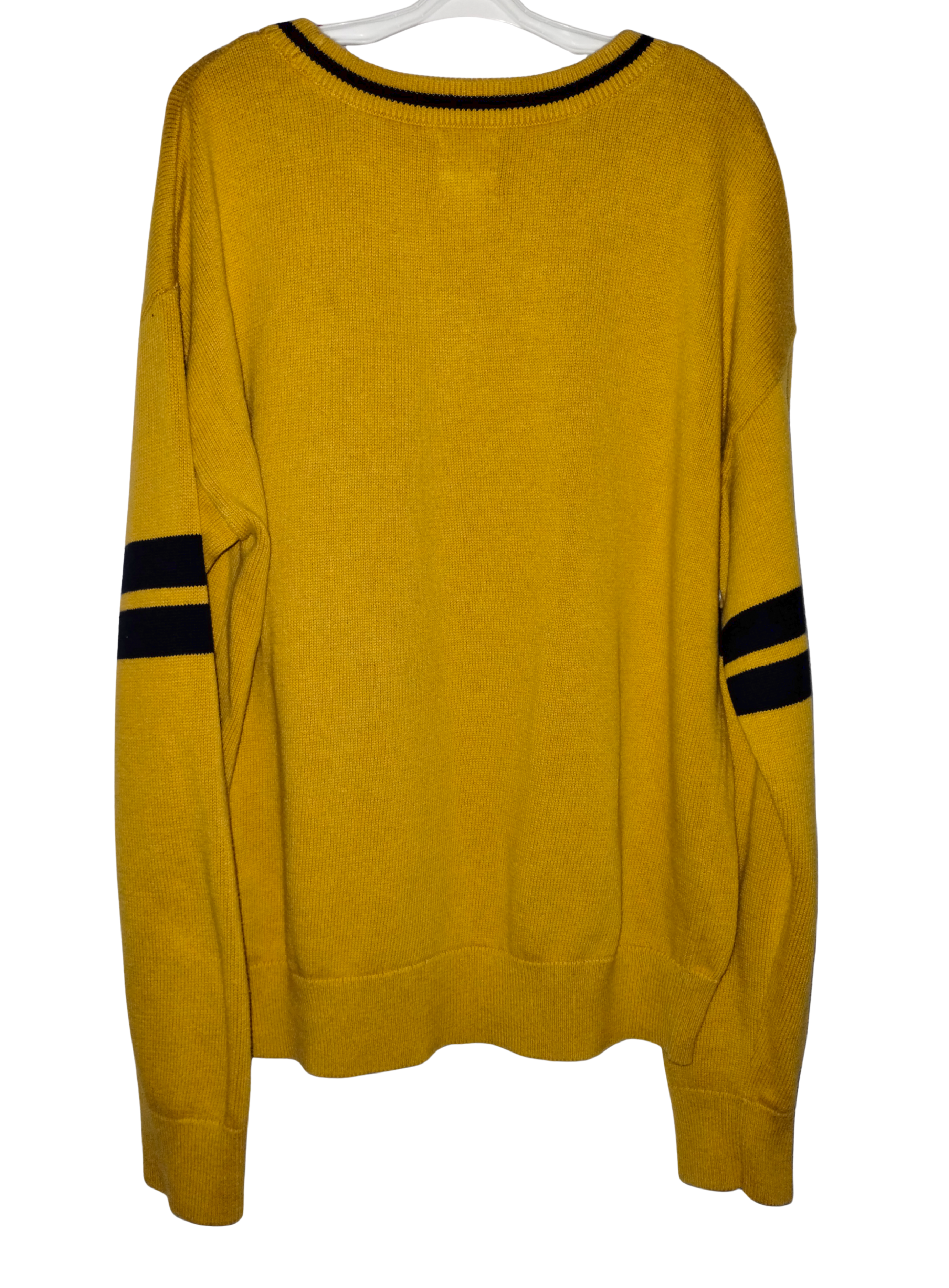 GAP Kids Logo Cotton Crewneck Sweater, Size 10 (L), Yellow